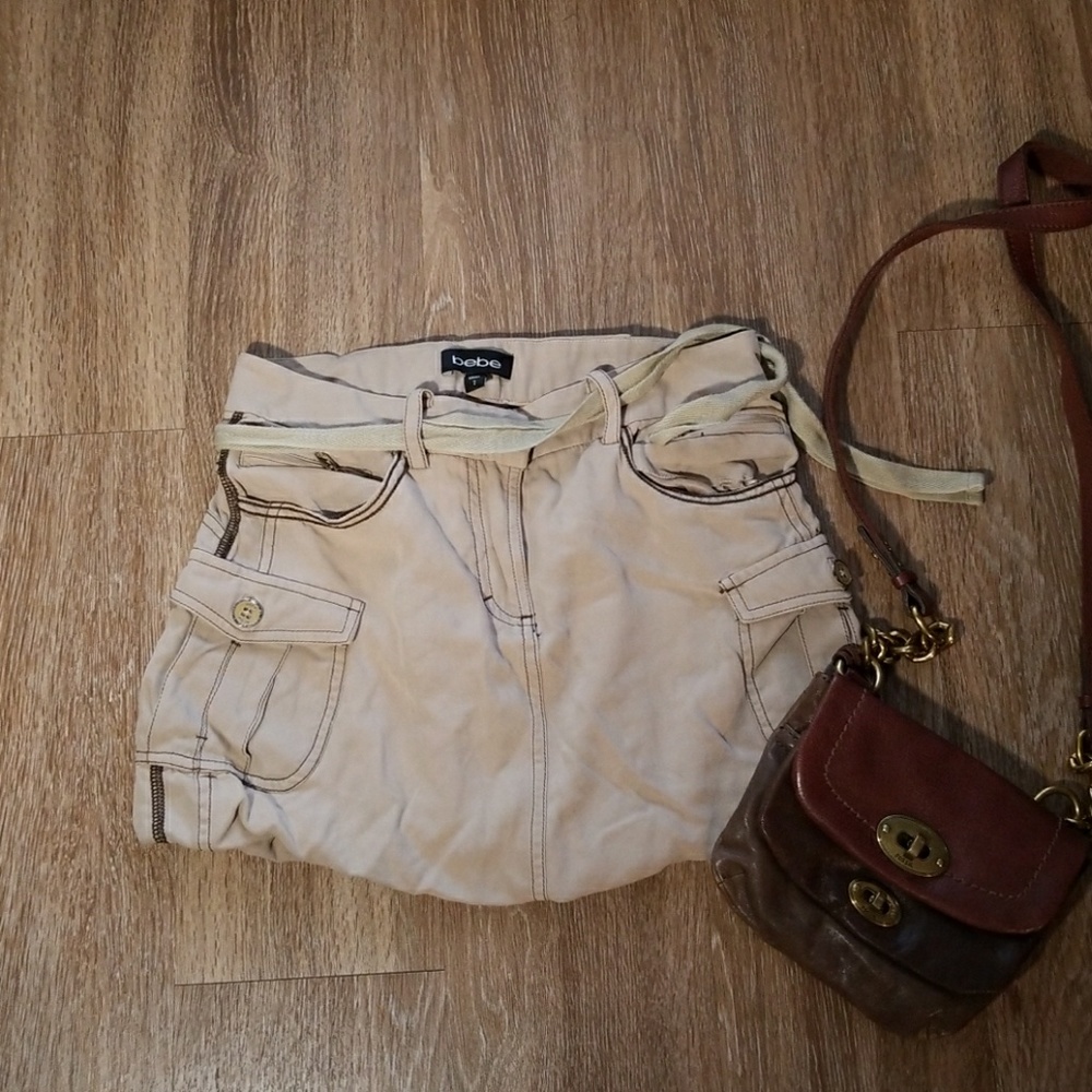 Bebe mini skirt